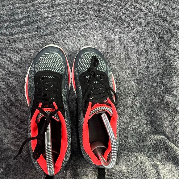 Skechers Track Glendor sneakers Women Size 7- Grey / hot pink/coral - Picture 5 of 8